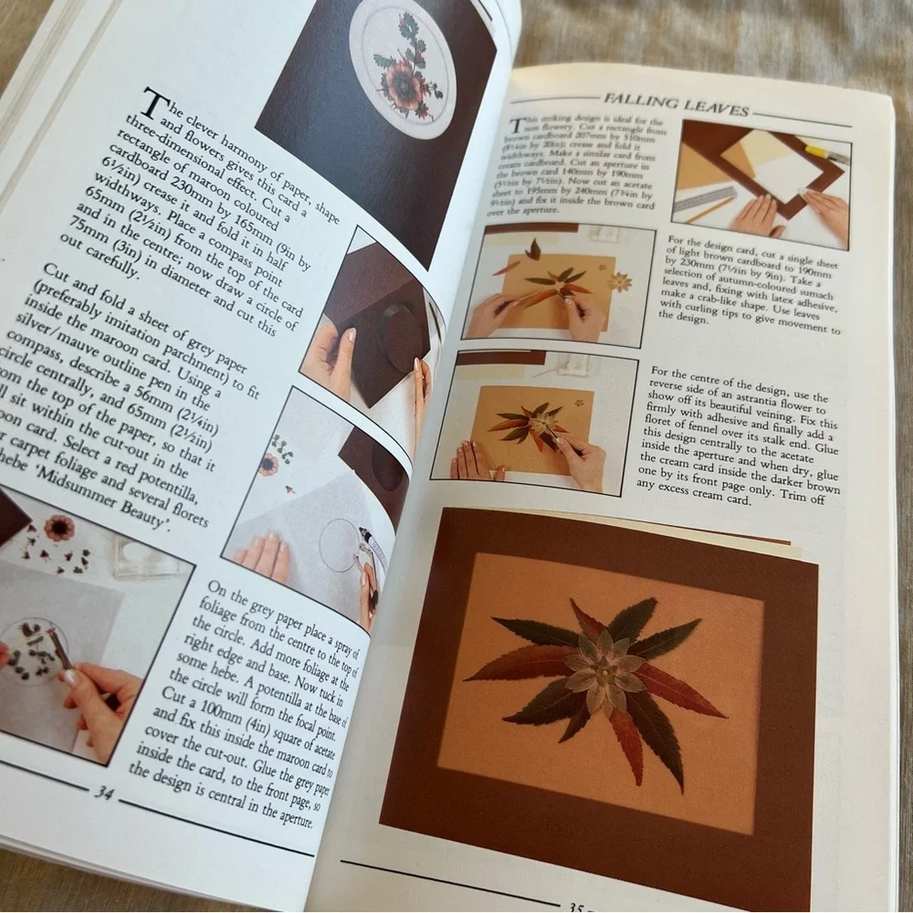 The Creative Book of Pressed Flowers Mary Lawrence 1989 DIY Craft‎ Vintage